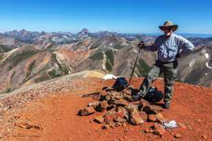 Jack atop Redcloud Peak-3660 Jack atop Redcloud Peak-3660